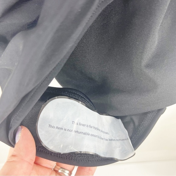 Swimsuits For All Sarong Front Black One Piece Size 12 NWT - Picture 8 of 9